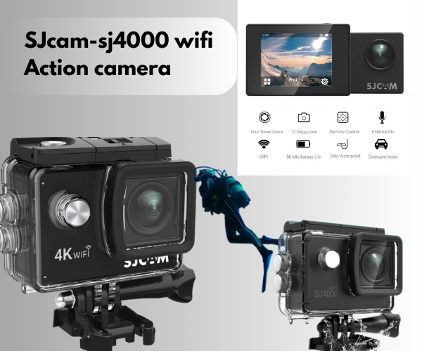 SJCAM SJ4000 WiFi 12MP Full HD Sports Action Camera – Waterproof, Wide-Angle, Outdoor Adventure